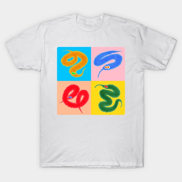 pop worms T-Shirt by le_onionboi